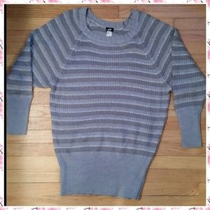 Sweater, grey/silver, medium